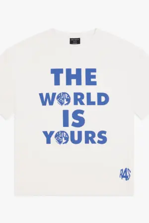 RIDFORCE “The World Is Yours” Graphic Tee